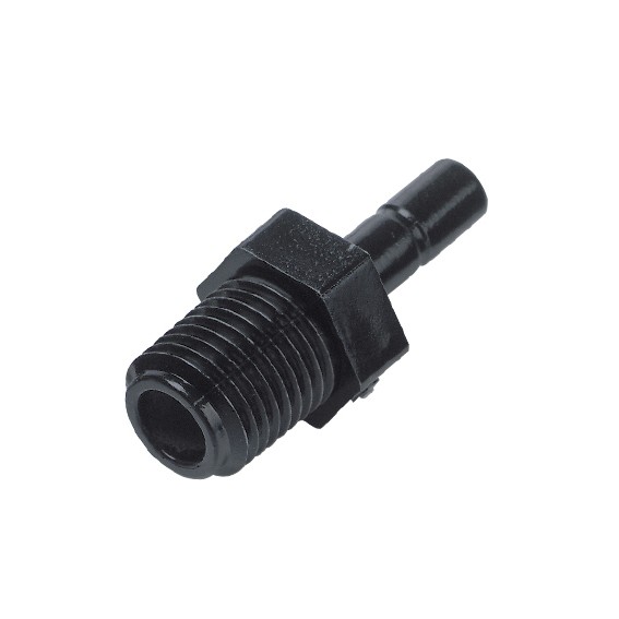 Terminale con codolo Ø codolo - filetto BSPT(PT) 8MM x 3/8