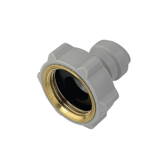 Terminale diritto femmina Ø tubo - filetto NH 5/16" x 3/4"